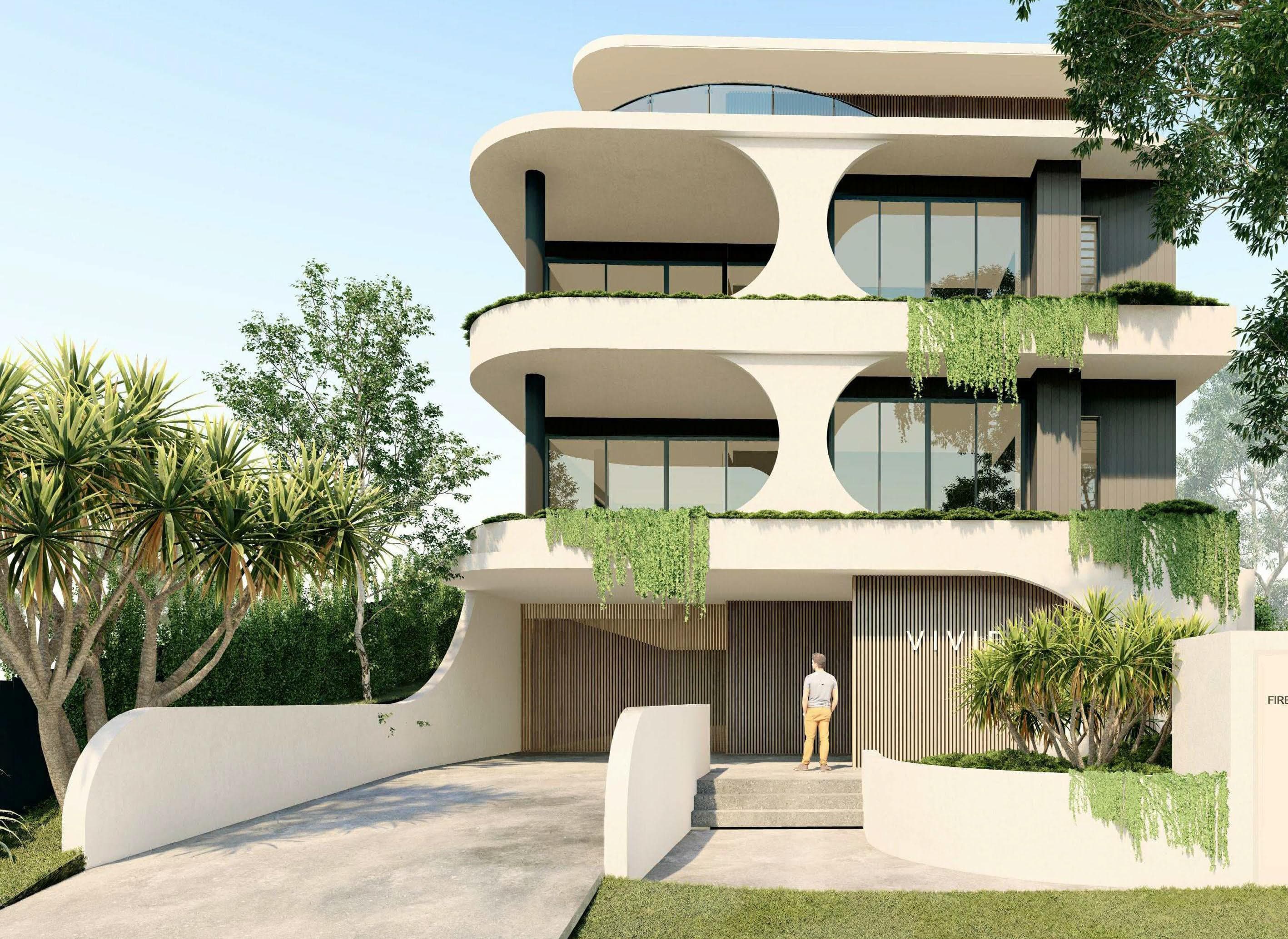 9 Bottlebrush Avenue Noosa Heads multi-level luxury residential apartment complex